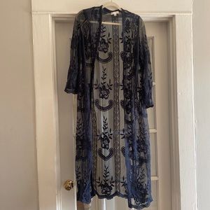 Navy kimono